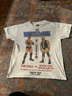 WWE Wrestle Mania X Seven The Rock vs Stone Cold